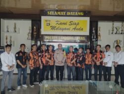 MPC Pemuda Pancasila Lampura Audensi Dengan Kapolres