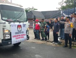Logistik Pemilu 2024 di KPU Way Kanan Mulai di Distribusikan