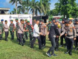 Kabag ops Polres Tuba Ikuti Apel Siaga Pengawasan Masa Tenang Pemilu 2024