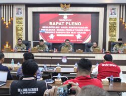 KPU Way Kanan Gelar Rapat Pleno Rekapitulasi Penghitungan Hasil Pemilu 2024