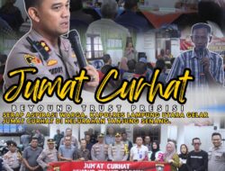 Serap Aspirasi Warga, Kapolres Lampura Gelar Jumat Curhat di Kelurahan Tanjung Senang