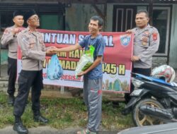 Bulan Ramadan, Polres Pesibar Berbagi Berkah Sembako Kepada Masyarakat