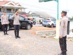 Kunker ke Mapolsek Penawartama, AKBP James Sosialisasikan Layanan Call Center 110 dan Da’i Kamtibmas