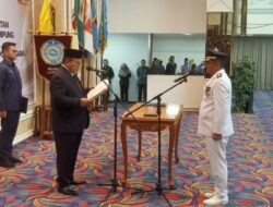 Gubernur Lampung Lantik Aswarodi Jadi Pj Bupati Lampura