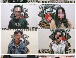 Enam Pelaku Prostitusi dan Satu Bandar Togel Diamanakan Polres Lampura