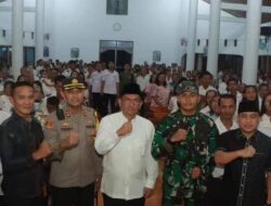 Pj Bupati Lampura Pantau Jalannya Ibadah Misa Kamis Putih Dalam Rangka Hari Raya Paska