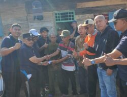 Gojing 414 Lampura Berikan Bantuan Kepada Korban Kebakaran