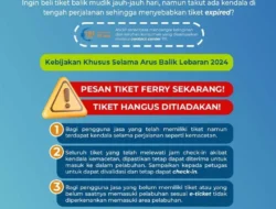 Pemprov Lampung Terapkan Kebijakan Khusus Selama Arus Balik Lebaran 2024 Di Pelabuhan Panjang, Tiket Hangus Ditiadakan