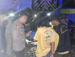 Cegah Gangguan Kamtibmas Pasca Libur Lebaran, Pleton Siaga Regu I Polres Pesibar Lakukan Patroli di Malam Hari
