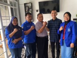 Paisaludin Utus Ketua KPPD PAN Silaturahmi ke Ketua Partai Gerindra Pesawaran Untuk Komunikasi Arah Politik