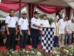HUT Lampung ke-60, Gubernur Arinal Lepas Kirab Marching Band dan Karnaval Pawai Kendaraan Hias