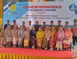 Pelepasan Kelas XII, Kepsek SMKN 1 Pugung Berharap Ilmu yang Didapat Berguna di Masa Depan