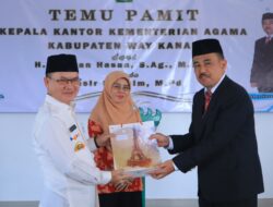 Saipul Hadiri Acara Temu Pamit di Lingkungan Kantor Kemenag Way Kanan