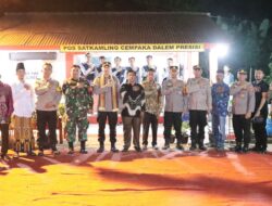 Sambut Hari Bhayangkara ke-78, Polres Tuba Gelar Penilaian Lomba Satkamling