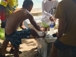 Respon Cepat Tourist Police Polres Pesisir Barat Bantu Atlit Surfing Izrel Sababat