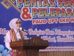 Vorian Melita Saipul menghadiri Acara Pentas Seni dan Pelepasan Siswa-Siswi PAUD UPT SKB Way Kanan