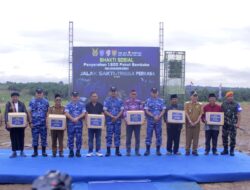 Pj Bupati Tuba Terima Kedatangan Kepala Staf Angkatan Udara