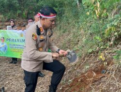 Peringati Hari Bhayangkara ke- 78, Polres Lampung Utara Gelar Penanaman Pohon