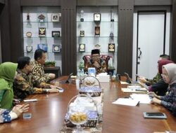 Pj. Gubernur Samsudin Terima Kunker Kepala Badan BPS Provinsi Lampung