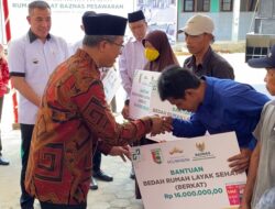 Peletakkan Batu Pertama Pembangunan RSB, Dendi Berharap Bantuan Baznas Dapat Bermanfaat Bagi Masyarakat