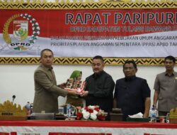DPRD Tubaba Rapat Paripurna Penyampaian Rancangan KUA-PPAS Tahun 2025