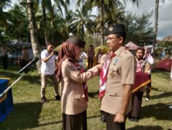 Ketua Kwarcab Pesibar Lantik Pengurus Saka Pramuka Pariwisata Masa Bakti 2024-2029