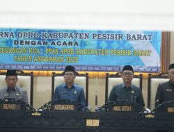 Wabup Pesibar Hadiri Rapat Paripurna Penyampaian Keuangan KUA-PPAS APBD 2024