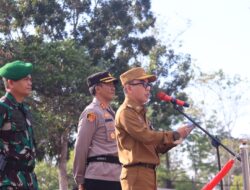Pemkab Way Kanan Gelar Apel Gabungan Pasukan Operasi Mantab Praja Krakatau