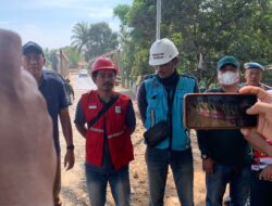 Jembatan Sementara Way Sabuk Alami Ambles, Kepolisian Hentikan Akses Kendaraan Berat