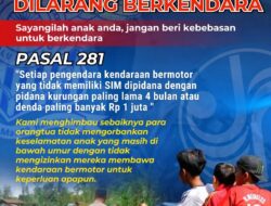 Cegah Laka Lantas Terhadap Pelajar, Ini yang Dilakukan Polres Lampung Utara