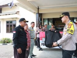 Polres Lampung Utara Salurkan Bansos Nusantara Cooling System Pilkada Serentak 2024