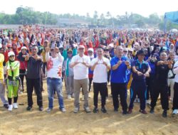 Forum BPK Way Tuba dan Pemerintah Kampung Way Pisang Gelar Sehat Bersama