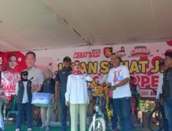 Ribuan Masyarakat Meriahkan Jalan Sehat dan Senam CAKEP Pesawaran