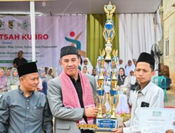 Bupati Pesawaran Pimpin Apel Peringatan Hari Santri Nasional di Ponpes Riyadhul Mubtadi’ien