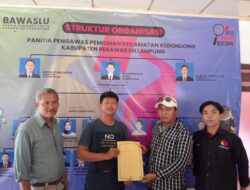 Panwascam Kedondong Terima Laporan Dugaan Oknum Perangkat Desa Terlibat Kampanye ke Salah Satu Paslon