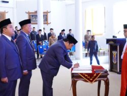Tiga Pimpinan DPRD Way Kanan Periode 2024-2029 Resmi Dilantik