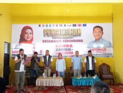 Usai Dikukuhkan, Tim Pemenangan Kecamatan Kedondong Siap Menangkan Paslon Nanda-Antonius