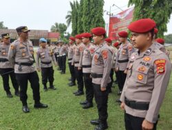 Pilkada Kian Dekat, Kapolres Way Kanan Ingatkan Anggota Untuk Tetap Waspada dan Tidak Underestimate