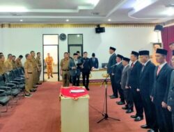 Pj Bupati Tanggamus Lantik 7 Pejabat Pimpinan Tinggi Pratama