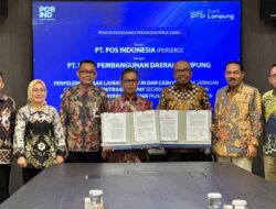 Gandeng PT Pos Indonesia, Jangkauan Bank Lampung Kini Makin Luas