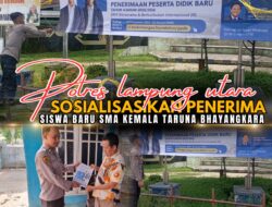 Polres Lampura Sosialisasi Penerima Siswa Baru SMA Kemala Taruna Bhayangkara