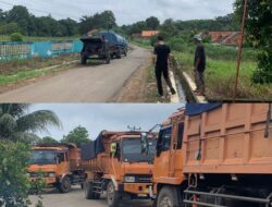 Perbaikan Jalan Desa Peraduan Waras Mulai Dilaksanakan