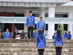 Bupati Pesibar AGUS ISTIQLAL Pimpin Apel Mingguan