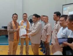Sekretaris DKPP Pesibar Hadiri Musda dan Pelantikan DPD Tani Merdeka Pesibar Periode 2025-2029