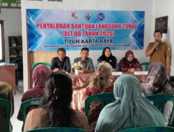 Pemerintah Tiyuh Karta Raya Salurkan BLT ke Masyarakat