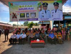 Wabup Tanggamus Buka Bazar Pasar Murah Bersubsidi di Terminal Kotaagung