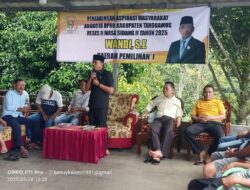 Anggota DPRD Tanggamus Wandi Gelar Reses II Masa Persidangan II di Pekon Kampung Baru