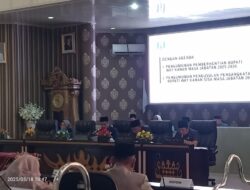 DPRD Way Kanan Paripurna Usulan Pengganti Bupati Way Kanan Periode 2025-2030