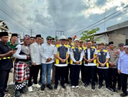 Munir Dampingi Wagub Lampung Dalam Groundbreaking Jalan di Lampung Tengah