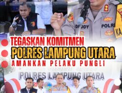 Tegaskan Komitmen, Polres Lampung Utara Amankan Pelaku Pungli
